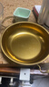 【韩剧同款】加厚不锈钢干锅海鲜锅火锅金色平底浅锅双耳锅泡面锅 豪华升级款24cm【金色】双柄汤锅 实拍图