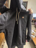 京东京造加绒蓄热卫衣男冬季连帽外套运动休闲长袖外套新年衣服 岩灰2XL 实拍图