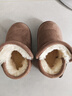 巴布豆童鞋冬季保暖儿童雪地鞋加绒加厚男童学步鞋116345039咖啡棕26 实拍图