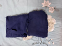 三枪高品质羊毛桑蚕丝男士加绒加厚保暖内衣套装双层贴片加肥加大冬季 深藏青 2XL (180) 实拍图