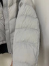 坦博尔泡芙羽绒服女短款连帽秋冬保暖外套25年新款5330278D 霜林灰165 实拍图