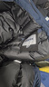 鸭鸭（YAYA）王一博同款新山系户外登山羽绒服男女士同款2025新款休闲外套YX 藏青色 2XL /185/100A 实拍图