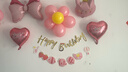 多美忆生日场景布置女孩生日气球儿童道具氛围装饰快乐桌飘装扮粉色套餐 实拍图
