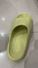 朴西新款EVA踩屎感厚底拖鞋女士居家室内情侣拖鞋男 薄荷绿 39-40 实拍图