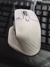 罗技（Logitech）大师系列 MX Master 3S 无线蓝牙鼠标 人体工学 办公 静音鼠标 高端 珍珠白 带无线接收器 实拍图