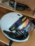 GSB摩托车头盔冬季防冻保暖男女盔3C电动车摩托车通勤竞速头盔gsb361 珍珠白配透明镜片+顺丰快递 XL（建议57-58头围） 实拍图