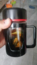 新款玻璃杯商务防爆把手大容量手柄办公室泡茶水杯防摔男女杯子 活动商务黑【两款随机发】 500ml 实拍图