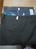 悦景圣秋冬厚款2件装纯棉宽松中老年休闲裤高腰深档抗皱西装裤款爸爸裤 N秋冬军绿和灰色  厚款 34 2尺7  140斤 实拍图