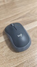 罗技（Logitech）M185鼠标 无线鼠标 办公鼠标 对称鼠标 黑色灰边 带无线2.4G接收器 实拍图