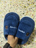 儿童棉拖鞋女童冬季2025新款男童防滑家用居家宝宝毛毛室内拖鞋 藏青 34/35码(适合脚长20cm) 实拍图