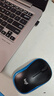 罗技（Logitech）M185鼠标 无线鼠标 办公鼠标 对称鼠标 黑色蓝边 带无线2.4G接收器 实拍图