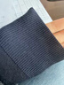 优衣库女装精纺美利奴羊毛POLO领针织衫/通勤478333 07 青灰色 3XL /170/108C 实拍图