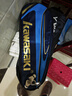 川崎（KAWASAKI）羽毛球包单肩背包网球包男女独立鞋袋羽毛球拍包8327藏青 实拍图