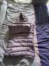 鸭鸭（YAYA）佟丽娅同款轻薄羽绒服女新款秋冬季休闲短款连帽轻便韩版排骨外套 浅紫色 L 实拍图