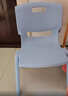 加厚儿童餐椅防滑小椅子家用宝宝婴儿桌椅凳子幼儿园儿童靠背椅子 8753蓝色小号 实拍图