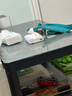 凡社 茶几客厅简约现代 钢化玻璃仿岩板大理石纹双层储物办公茶桌 实拍图