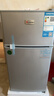 志高（CHIGO）小冰箱迷你小型家用冷藏冷冻两用宿舍出租房用双门办公室电冰箱节能省电 【一级能效】58L银色【三天约一度电】 实拍图