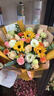 馨仪鲜花速递玫瑰向日葵康乃馨花束生日礼物全国同城配送 向日葵玫瑰混搭花束 实拍图