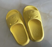 EVA儿童拖鞋卡通风防水居家沙滩一字拖软底网红凉鞋拖鞋夏季 黄色【防滑升级款】 15 24-25内长15cm合适2-3岁穿 实拍图