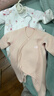 童泰新生婴儿连体衣秋冬季保暖宝宝衣服初生儿纯棉蝴蝶哈衣 粉色 52cm 实拍图