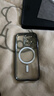 卡莱澳【不易发黄】苹果16pro手机壳iphone16Pro电镀磁吸保护套带镜头膜全包超薄防摔壳 黑色 实拍图