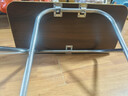 坤奉可折叠餐桌家用多功能简易方桌户外便携摆摊桌小户型客厅阳台长桌 胡桃色【60*30*50】简约镀锌腿 实拍图