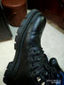 海澜之家HLA马丁靴男士户外休闲鞋秋冬工装鞋子男HAAGZM3AB70373 黑色44 实拍图