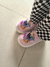 小马宝莉（MY LITTLE PONY）儿童棉拖鞋室内秋冬保暖防滑6-12岁中大女童加绒棉鞋 粉34-35码 实拍图