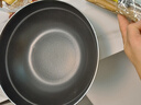 美的（Midea）不粘锅炒锅炒菜锅蒸锅元气蒸炒一体锅家用多功能锅燃气电磁炉通用 玻璃可视锅盖 28cm 实拍图