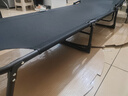甄严选折叠床单人午休床折叠躺椅家用办公室午睡床简易行军床医院陪护床 圆管沉稳黑178*56【店长推荐】 实拍图