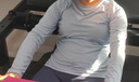 骆驼（CAMEL）长袖t恤秋季新款女装跑步训练休闲运动速干透气圆领薄款内搭上衣 实拍图