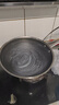 康巴赫炒锅不粘锅316L不锈钢炒菜锅32cm蜂窝平底煎炒锅电磁炉燃气灶通用 实拍图