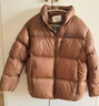 亚瑟士童装冬季男女童短款泡芙面包服轻量蓬松舒适防水 棕色 85%绒子 150 充绒169.4g 实拍图
