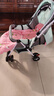 豪威 婴儿推车可坐可躺超轻便折叠伞车冬夏两用宝宝小推车婴儿车 拼色绿+坐躺+一键收车+双向推+洗 实拍图