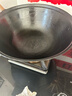 王源吉铁锅炒锅双耳老式家用圆底苏锅王无涂层龟纹大肚炒菜锅铸铁锅32cm 实拍图