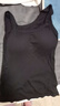 浪莎吊带背心女带胸垫免穿文胸可外穿内搭运动螺纹打底衫 黑色 M  实拍图