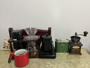CLITON手冲咖啡壶套装电动磨豆机手摇咖啡机手冲壶滤杯电子秤收纳架10件 实拍图