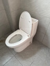 九牧（JOMOO）马桶 家用虹吸式马桶大冲力节水坐便器 防臭瞬冲 易洁抗菌马桶 行业爆款-双旋暴风冲11370-305坑 实拍图