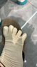 棉十三五指袜子女士新疆棉分趾中筒袜防臭抗菌五趾袜秋冬季长筒袜5双装 实拍图