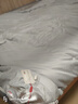 水星系列家纺100%双宫茧桑蚕丝正品蚕丝被抗菌加厚子母被全棉保暖冬季被芯床品 手工定位-神秘灰-已质检专柜正品 100%桑蚕丝 220x240cm【8斤】冬被 实拍图