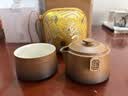 万仟堂户外旅行茶具套装 便携式整套茶具套装高档泡茶带包舍得 焦茶釉 实拍图