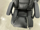 晨淘电脑椅弓形椅家用人体工学休闲电竞椅老板椅书桌办公椅可躺沙发椅 【海绵款+头枕】 黑色白边 实拍图