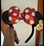 迪士尼（Disney）毛绒玩具发饰卡通饰品米奇老鼠生日礼物新年礼物礼品 米妮发箍 实拍图