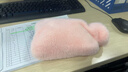⭐加厚防爆⭐热水袋 注水式暖手宝 暖腰暖被窝毛绒可拆洗暖水袋 粉色仿兔绒外套+内胆 1000ML-中号暖手 实拍图