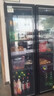 小鸭网红酒水展示柜商用啤酒柜冷藏三色灯光展示柜水果保鲜便利店酒吧KTV免倒水防雾风冷饮料柜 【经典款】双门1000*600*1830一级能效 实拍图
