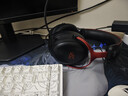 iKF V11 Pro7.1四模无线游戏耳机头戴式7.1环绕音效蓝牙有线电竞三角洲FPS无畏契约听声辨位 黑红色 实拍图