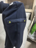 巴拉巴拉童装宝宝裤子儿童长裤婴儿2025冬装男童女童运动裤摇粒绒加厚时尚 深蓝 80 两用裆 实拍图