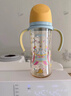 贝亲（Pigeon）自然成长翻盖直饮吸管 大童奶瓶330ml 马戏团 18月+ AA279 实拍图