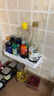 懒角落厨房置物架多功能壁挂挂架家用调料架免打孔调味料收纳架方型30cm 实拍图