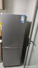 美的（Midea）182L双开门两门小户型家用客厅租房宿舍冰箱可冷藏冷冻双温小巧不占地低音运行BCD-182M 实拍图